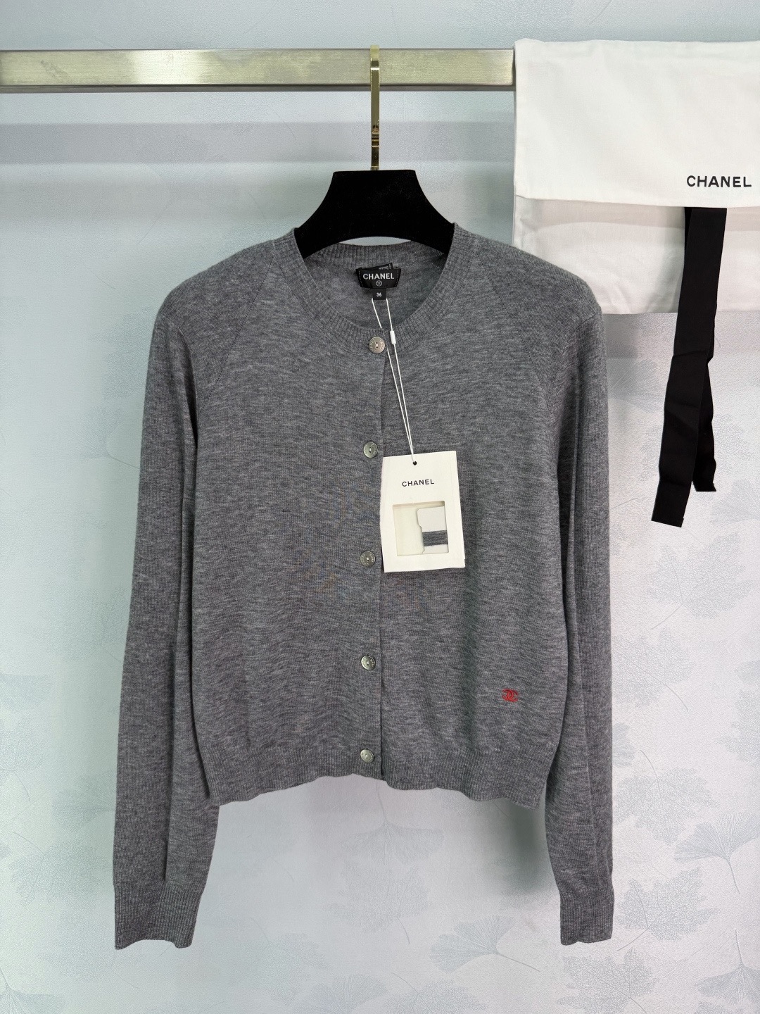 2026 SS Wool and Silk Knit Short-Sleeve Cardigan Set