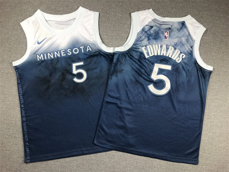 KID 24 Timberwolves #5 Blue City Edition