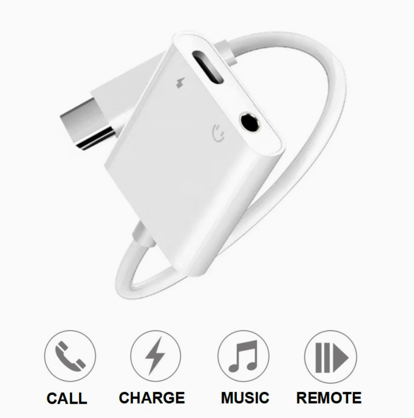 USB-C to 3.5mm Headphone & Charge Adapter