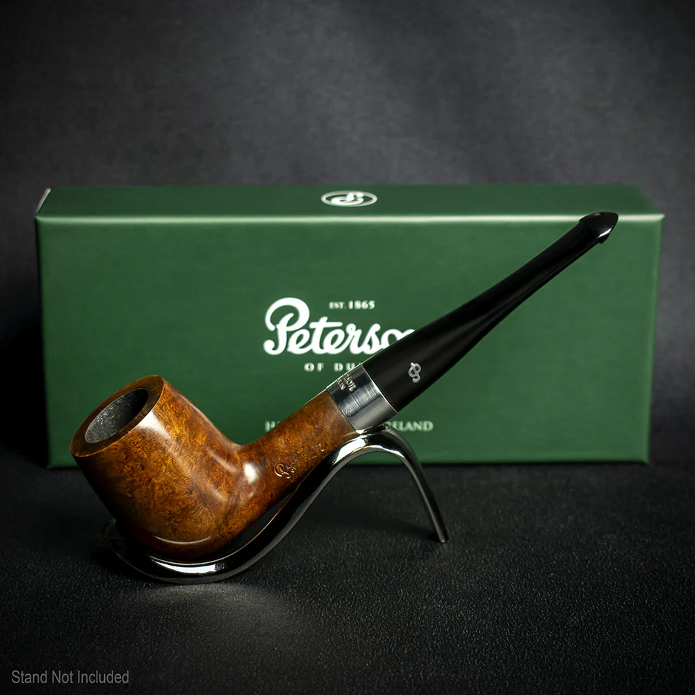 Peterson of Dublin Kildare Silver Mounted Briar Pipe - Shape No.06 9mm Filter