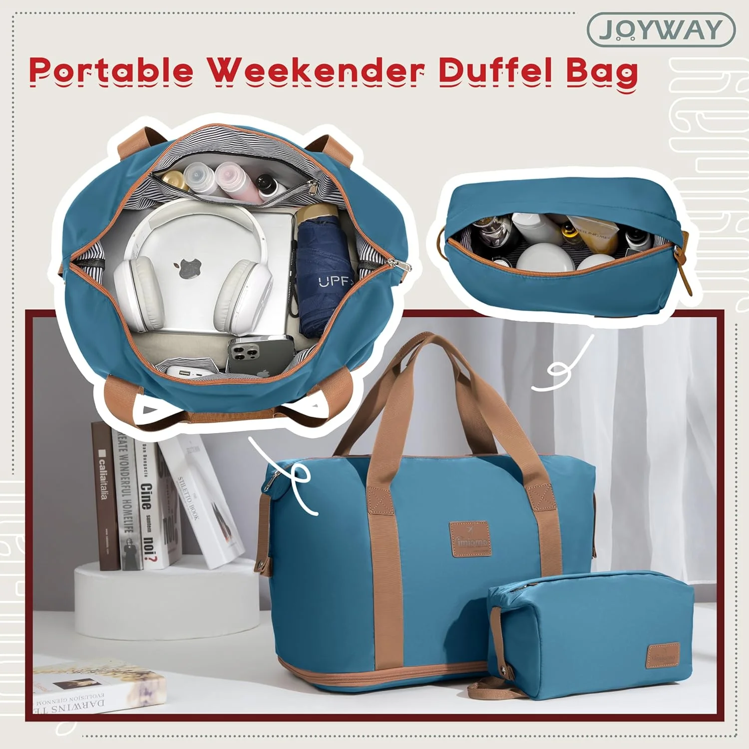 Joyway - 5-Piece Luggage Sets ABS Hardside Spinner Luggage -(Expandable Suitcase20