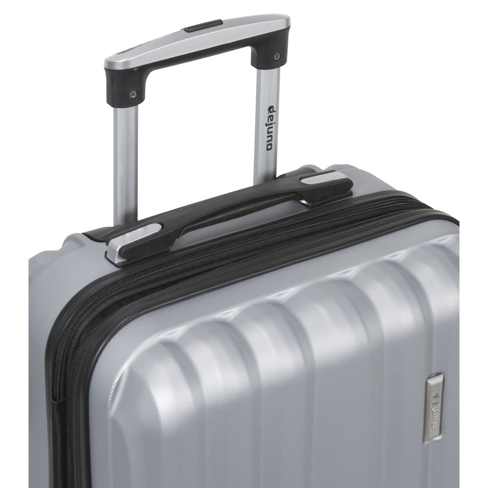 Dejuno Camden Hardside 3-Piece Expandable Spinner Luggage Set - Silver (20