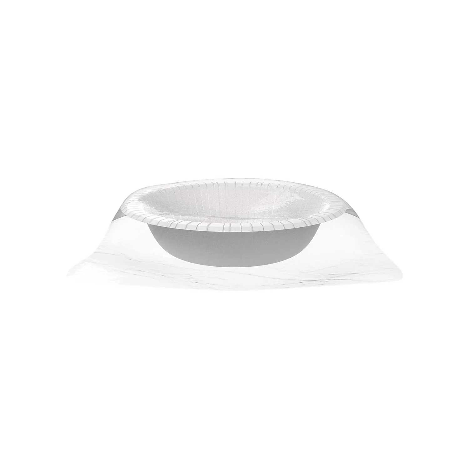 Dixie DBB12WR1 Individually Wrapped 12 oz. Disposable Bowl - White (500/Carton)