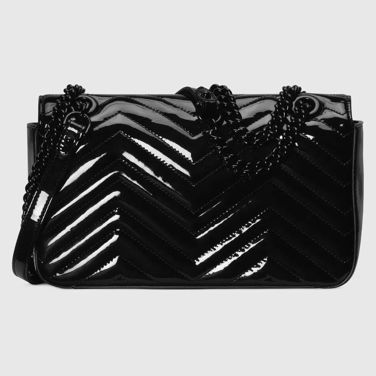 Gucci GG Marmont Patent Small Shoulder Bag