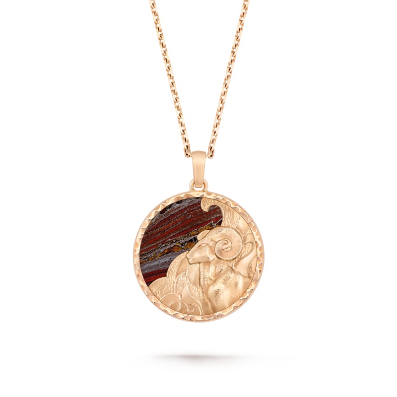 Zodiaque long necklace Arietis (Aries)