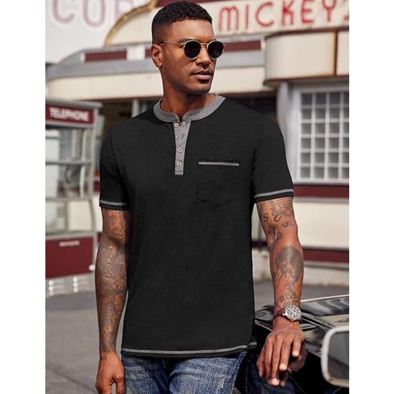 Mens Henley Shirts