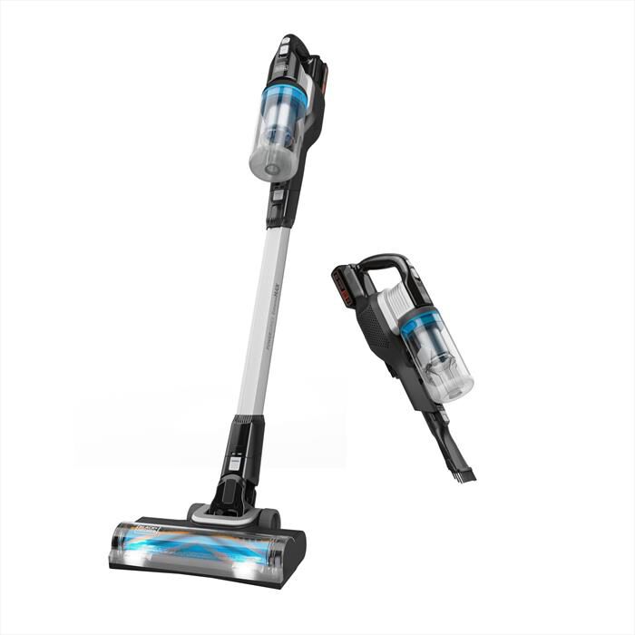 BLACK & DECKER - Scopa elettrica BHFEB520D1-TITANIUM/BLU