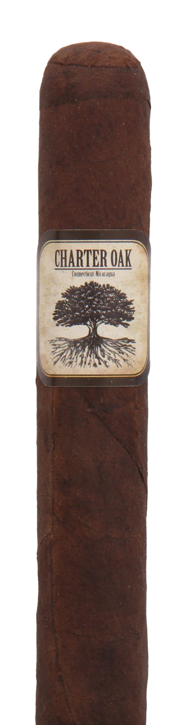 Foundation Cigars Charter Oak Connecticut Broadleaf Petite Corona Cigar - Single
