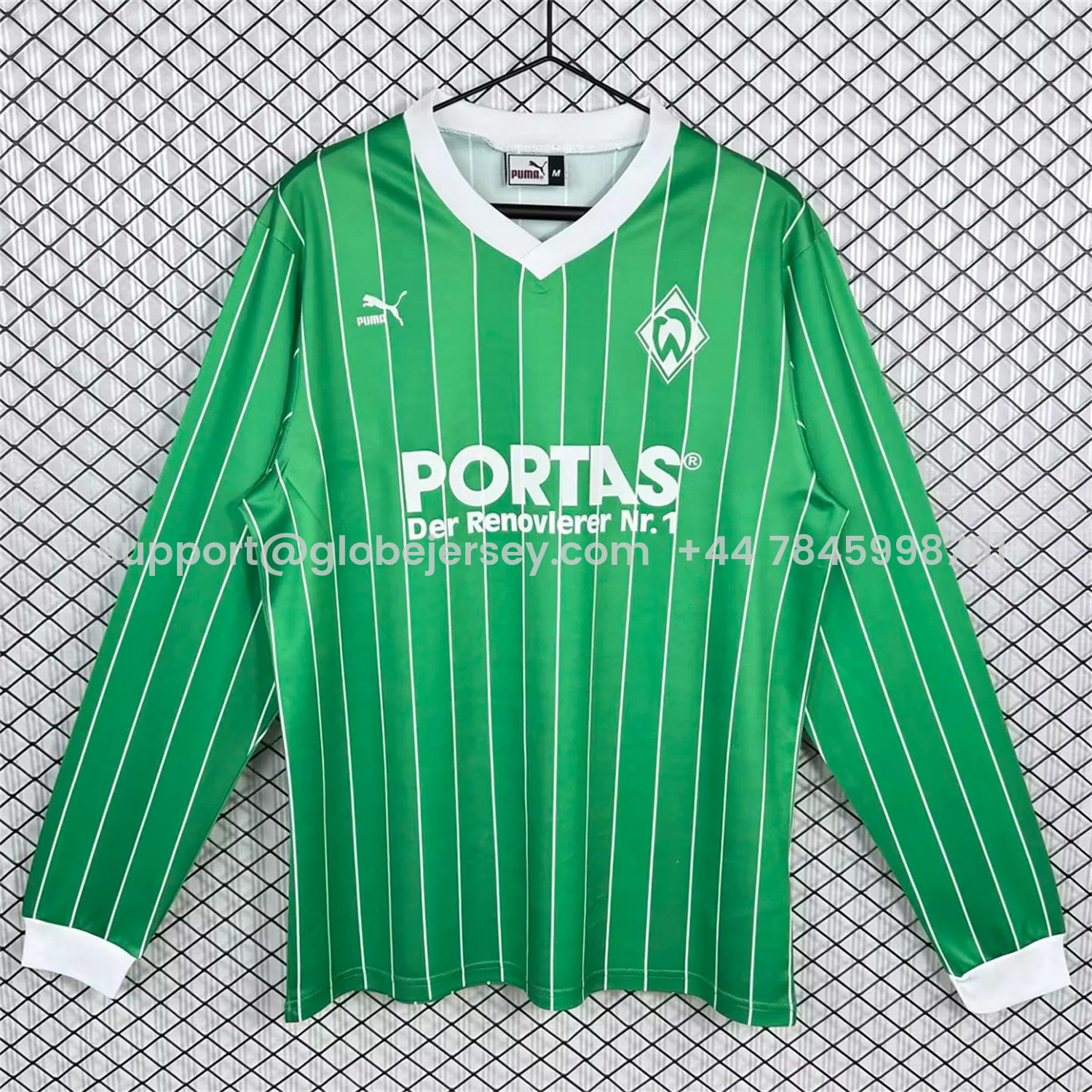 Retro Werder Bremen 1988-89 Away Long Sleeves Jersey