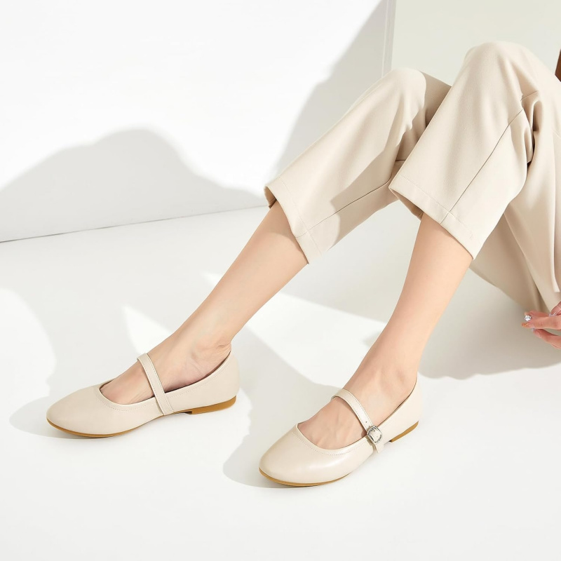 Women's Mary Janes Flats Shoes Ballet Flats