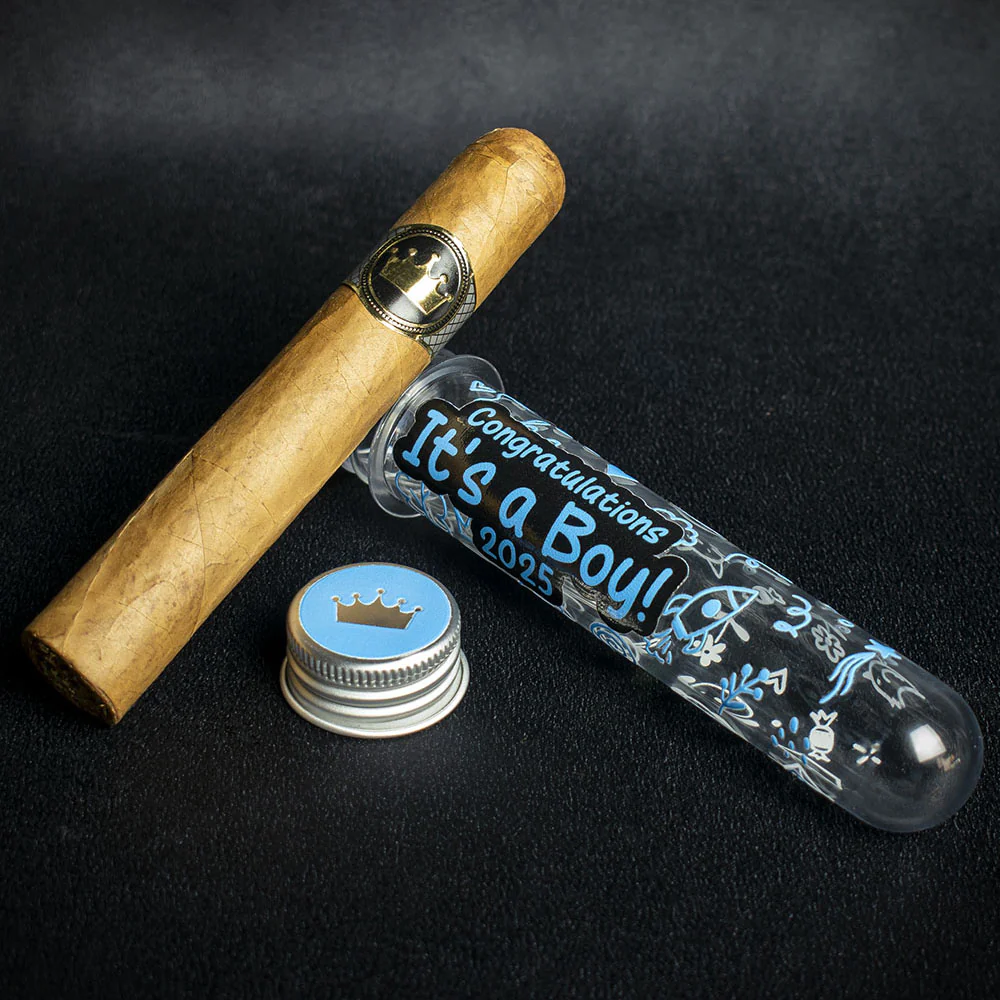 Its a Boy Celebration Cigar Gift Tube + Smoke-King Robusto