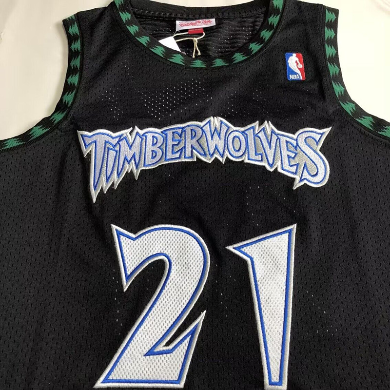 Kevin Garnett Minnesota Timberwolves 21 Black MN