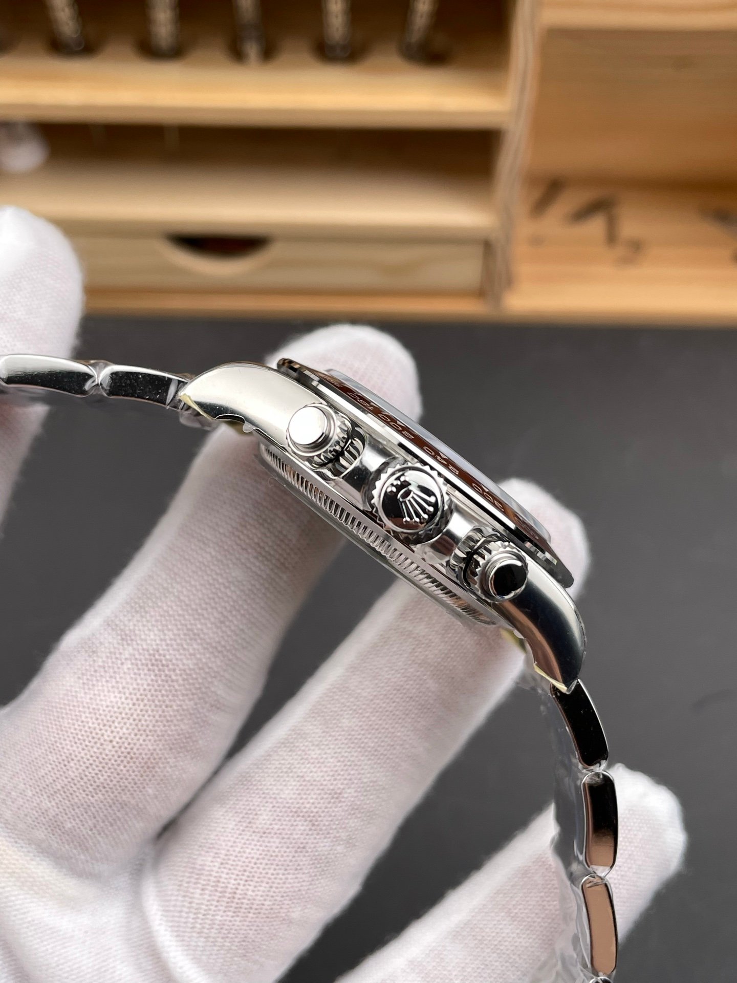 Rolex Daytona Ice Blue Baton V3