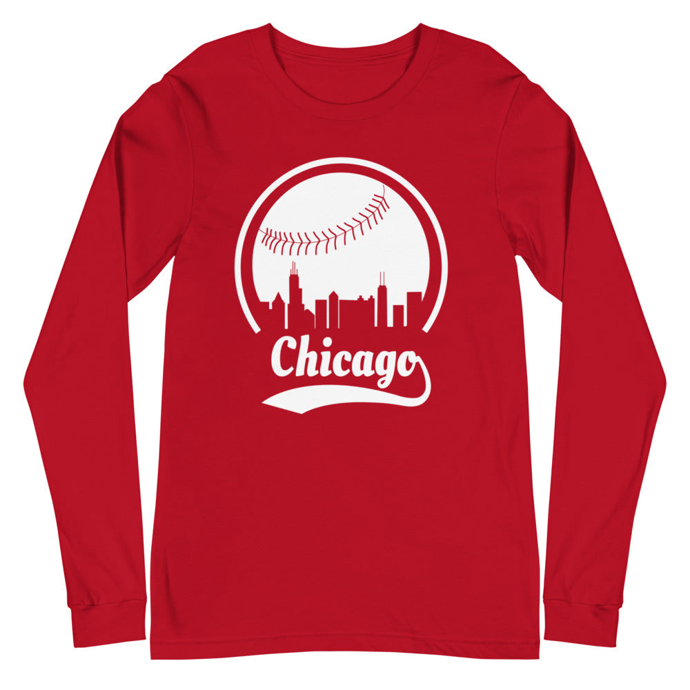 Unisex Chicago White Sox Baseball Long Sleeve Tee Shirt