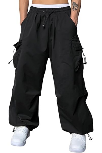 Men's Baggy Cargo Pants Trendy Casual