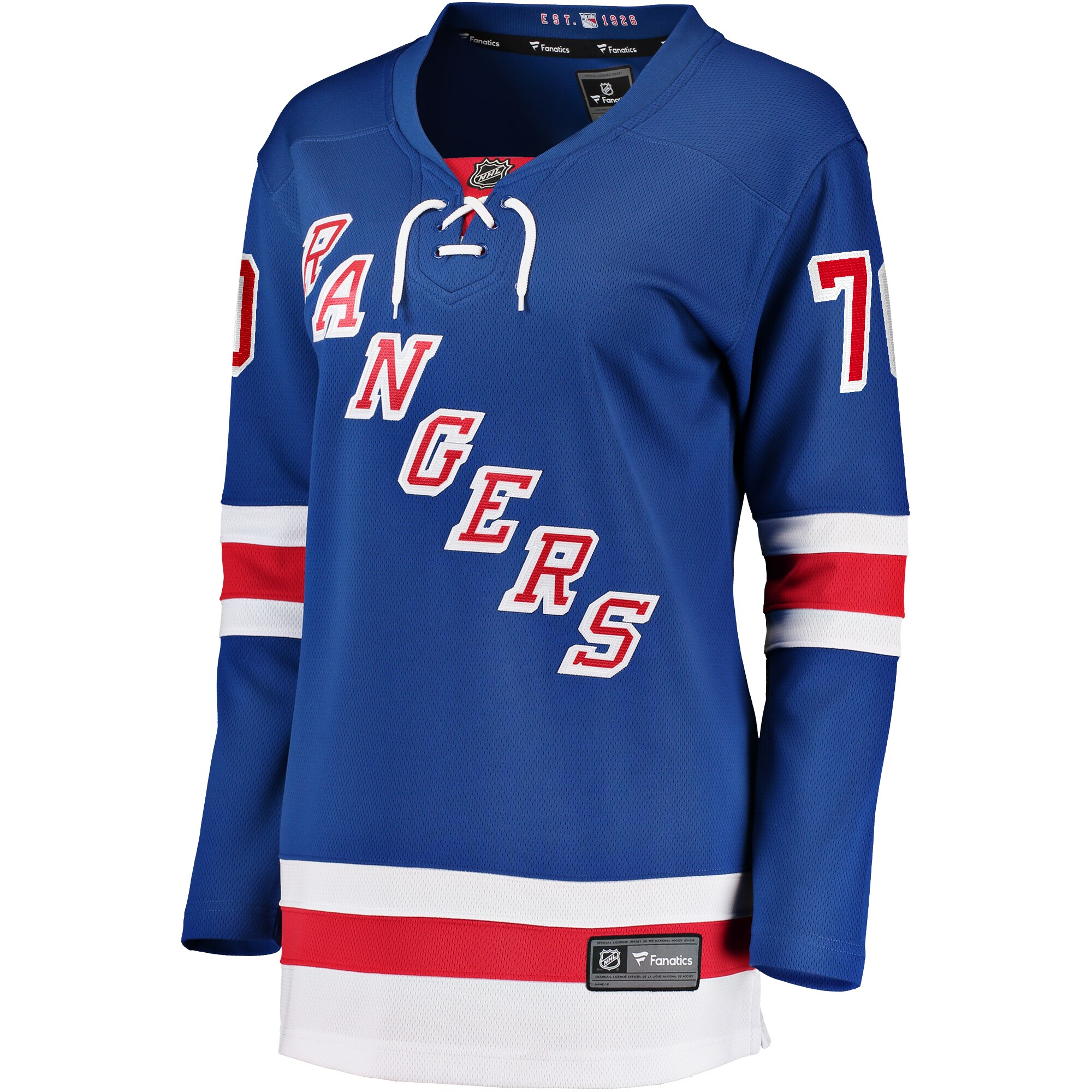 Louis Domingue New York Rangers Fanatics Women’s Home Breakaway   Jersey – Blue