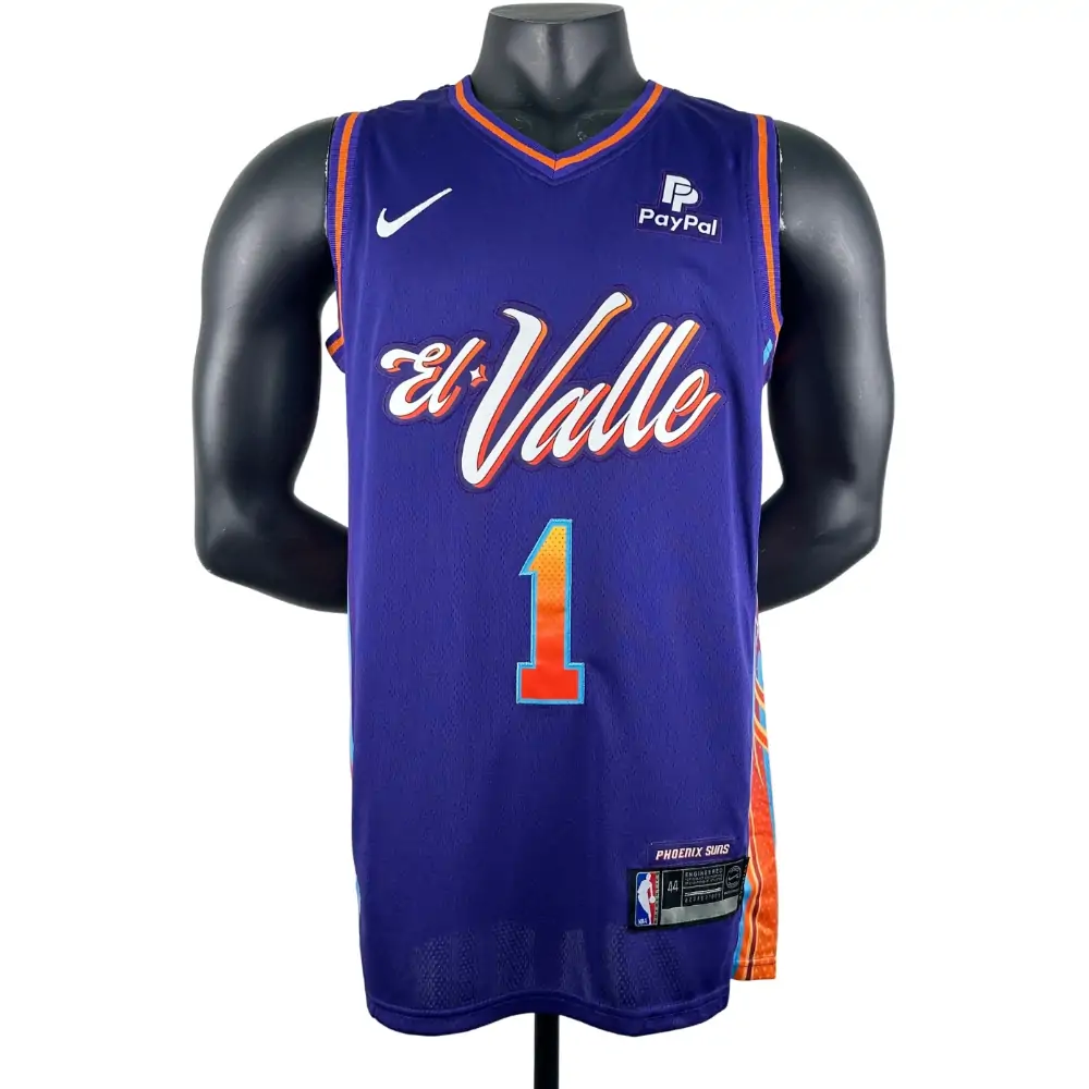 Embroidered 24th Season Suns City Edition No. 1 Booker