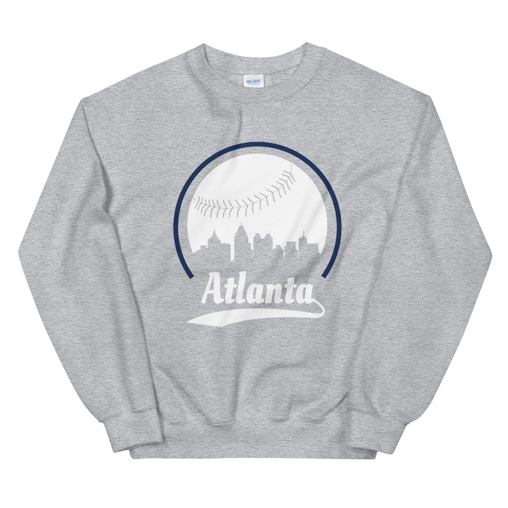 Unisex Atlanta Braves Baseball Crewneck Sweatshirt