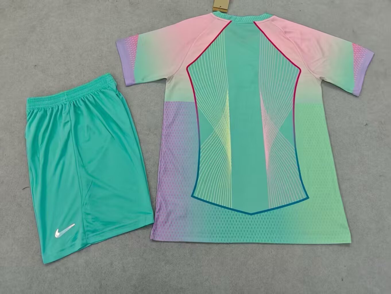 2025-26 Barcelona Special Edition Green Jersey - Adult Set Fans Edition