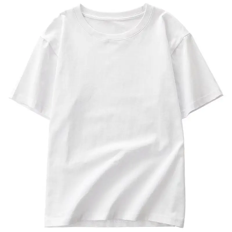 Short-sleeved T-shirt white men's sweat-absorbent breathable bottoming shirt