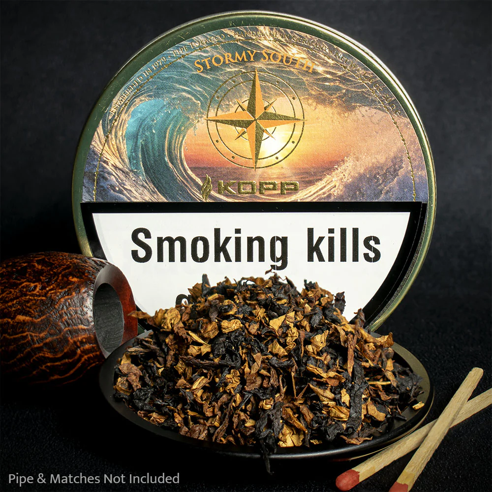 Kopp Stormy South Limited Edition Pipe Tobacco (Mango & Passion Fruit) - 50g Tin