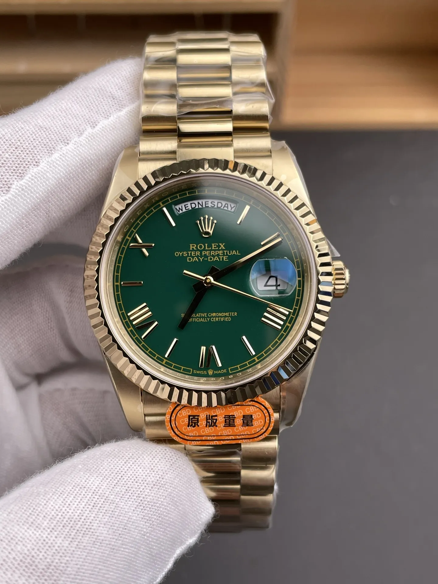 Rolex Day-Date Casino Green 40mm