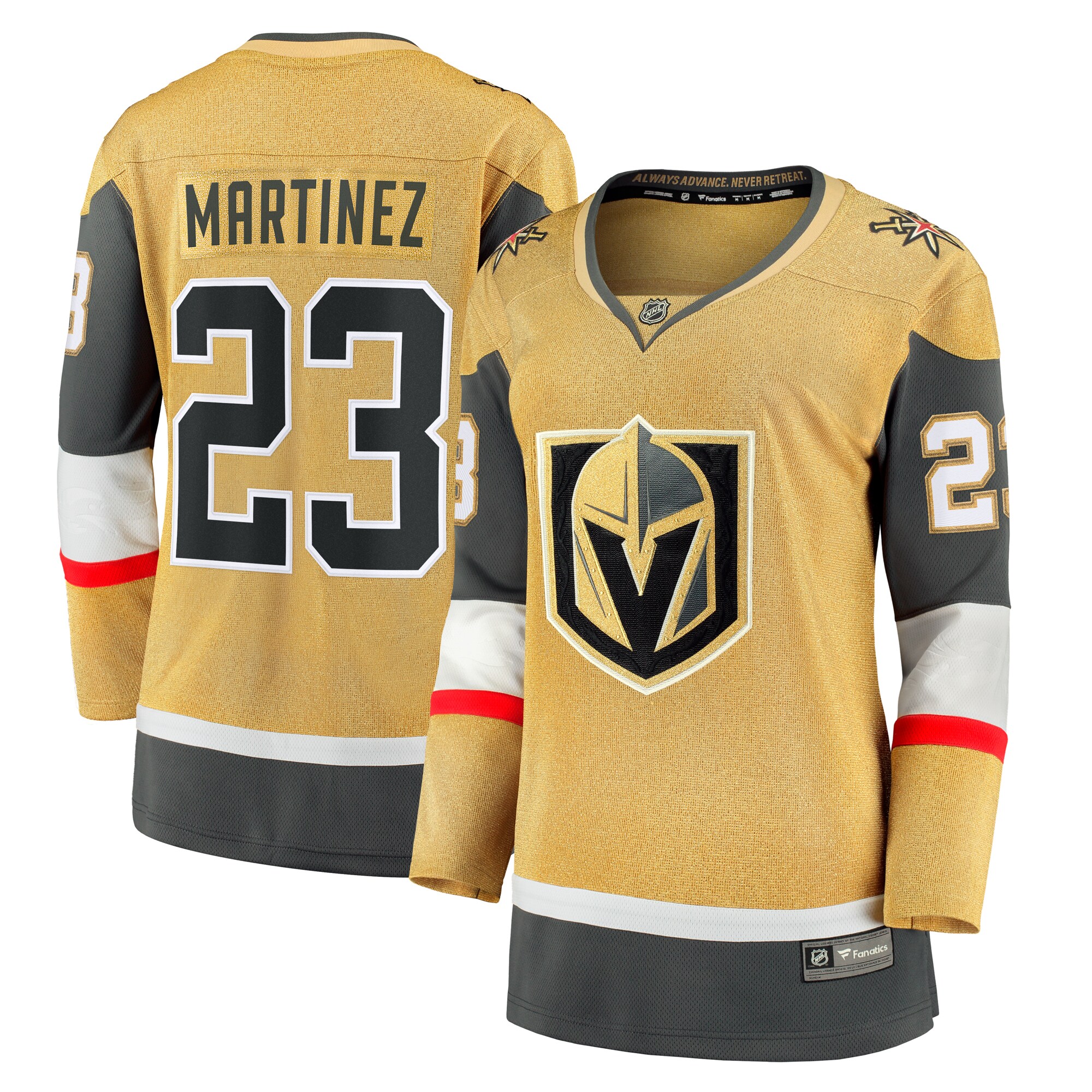 Alec Martinez Vegas Golden Knights Fanatics Women’s Alternate Breakaway   Jersey – Gold