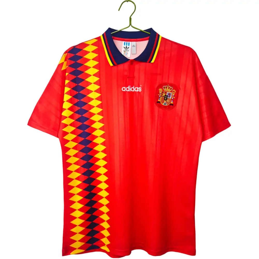 1994/95 Spain Home Retro Shirt - Fans Edition