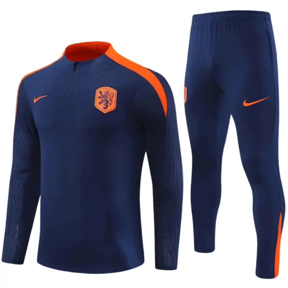2025-26-New Season-Netherlands-Royal Blue-Children-Training Jersey