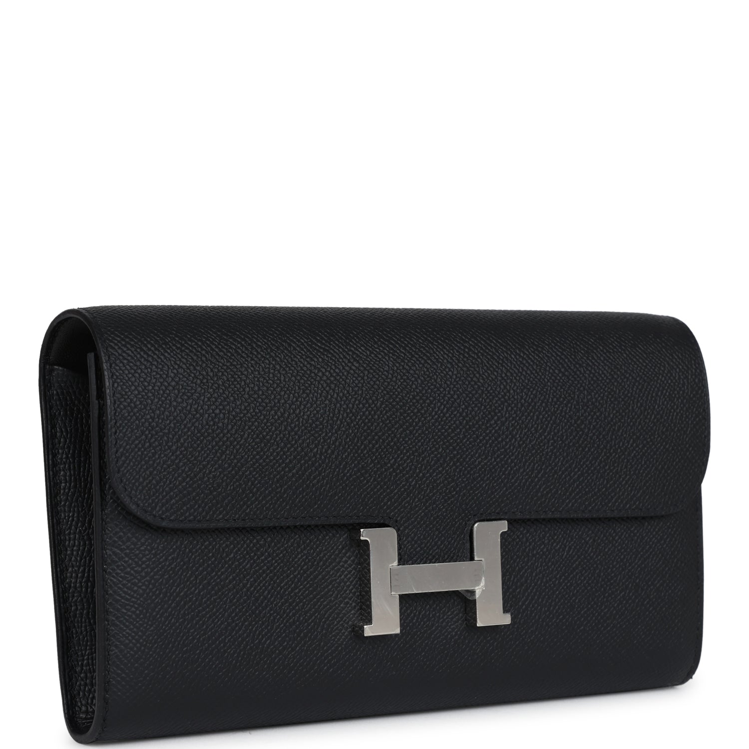Constance Wallet To Go Black Epsom Palladium Hardware