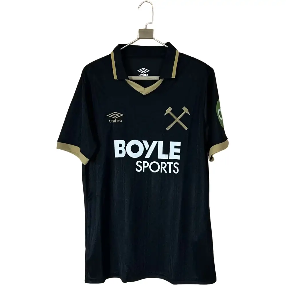 25-26 West Ham United Second Away Black Shirt - Fan Edition
