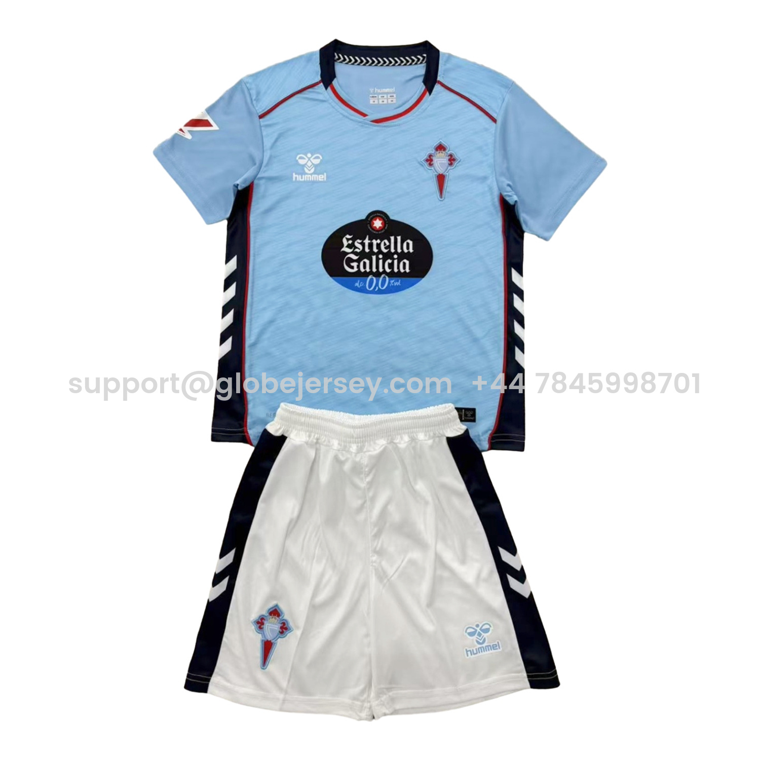 Celta Vigo 25-26 Home Men's Adult Jersey Set - Fans Version