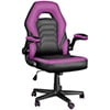 HomeZeer Gaming Chair, Video Game Chairs for Kids, Computer Office Desk Chair with Lumbar Support, Pu Leather Gamer Chair up to 330lb, Red