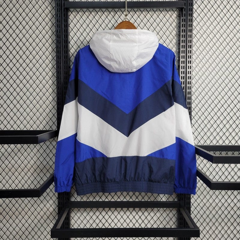 2023/2024 PSG Windbreaker Blue And White Jersey