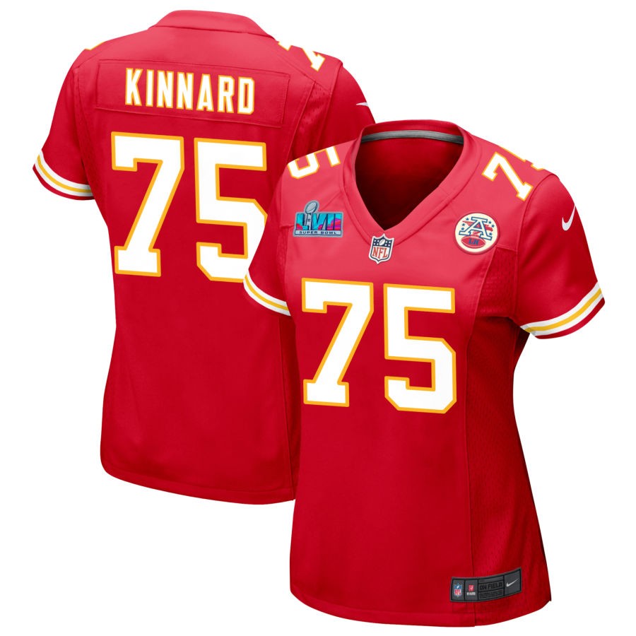 Darian Kinnard Kansas City Chiefs Nike Women's Super Bowl LVII Game Jersey - Red