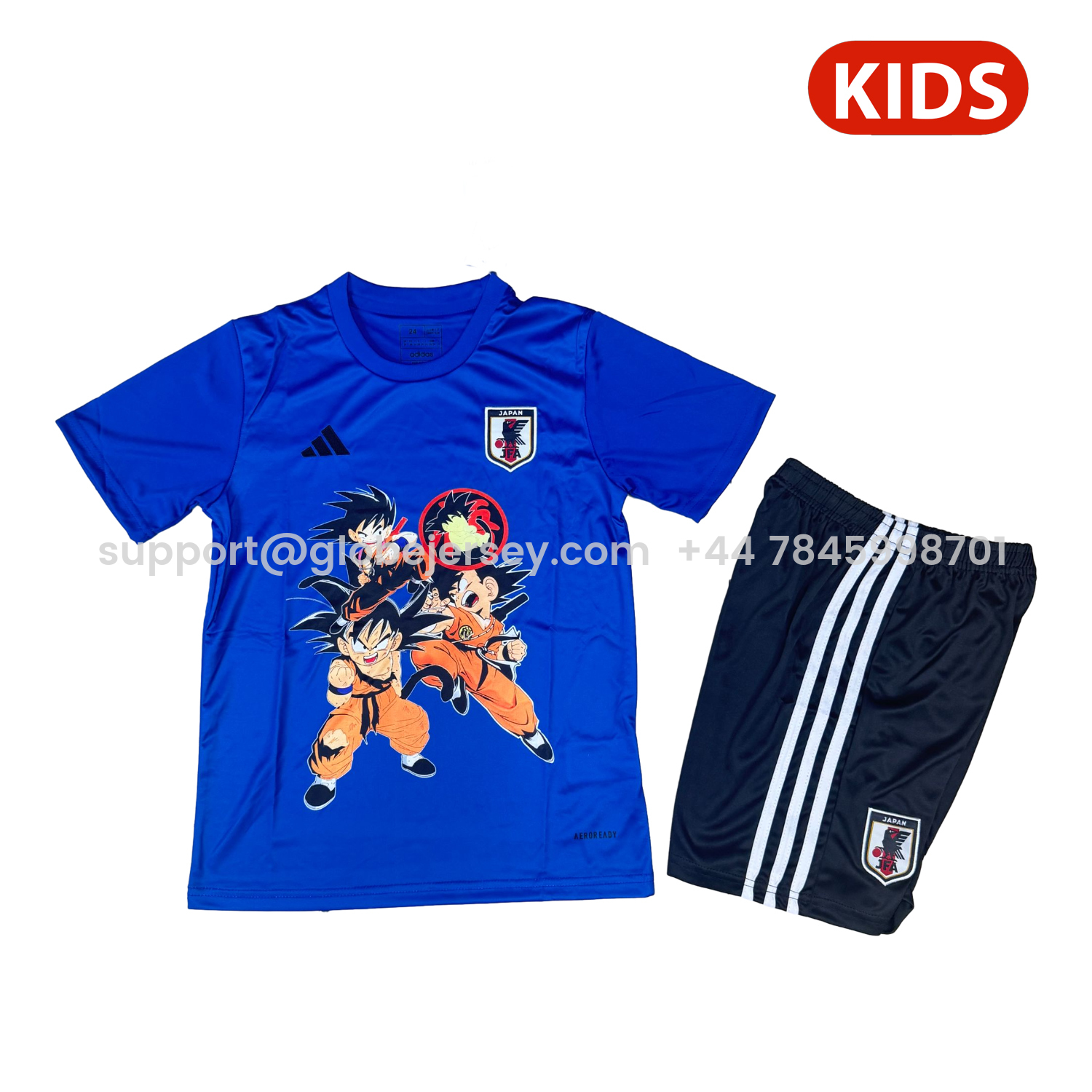Japan 25-26 Dragon Ball Son Goku And Shenron Blue Special Kids Kit