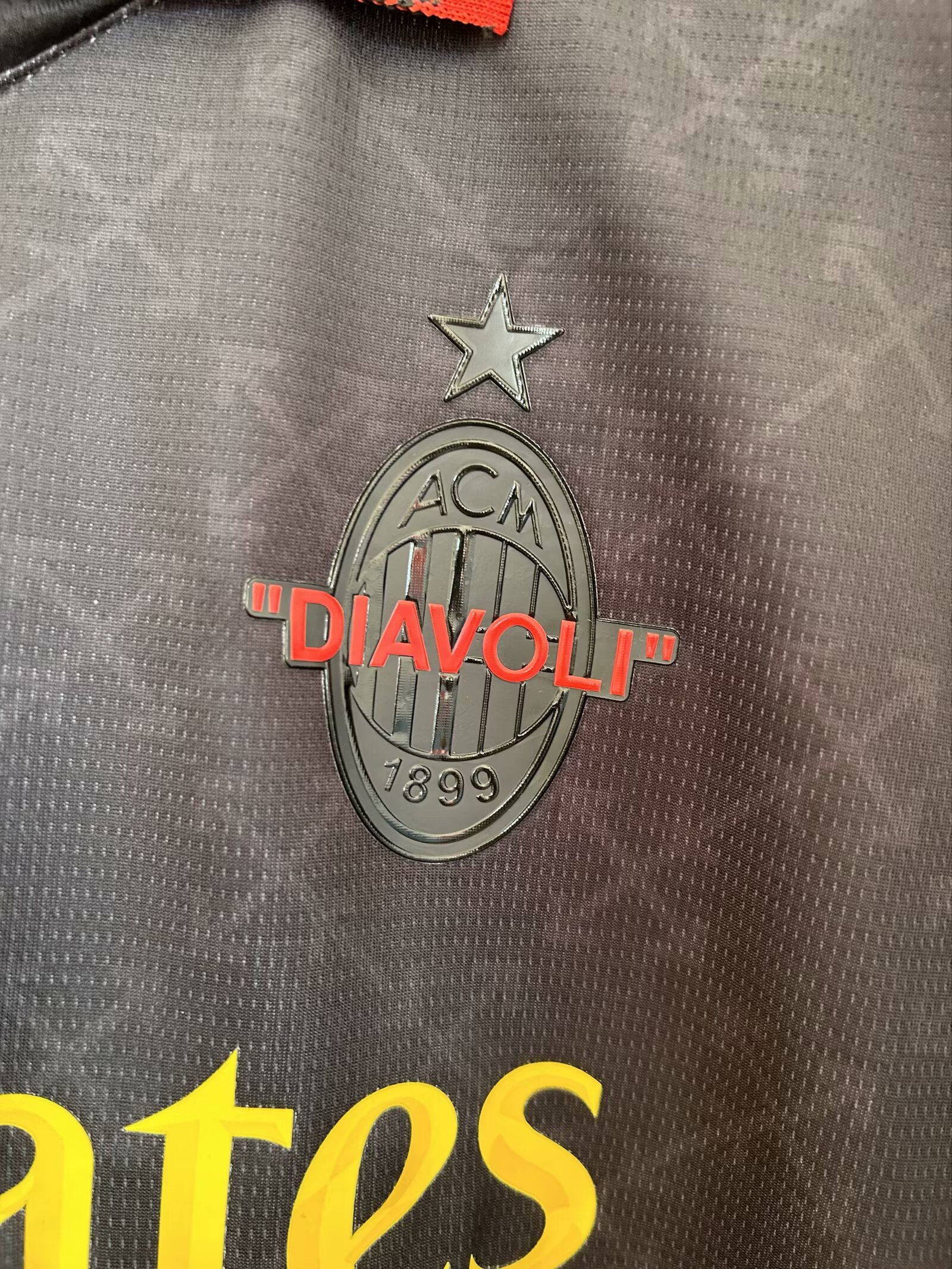 2025-26 AC Milan Three Away Black and Green - Jersey - Fan Edition