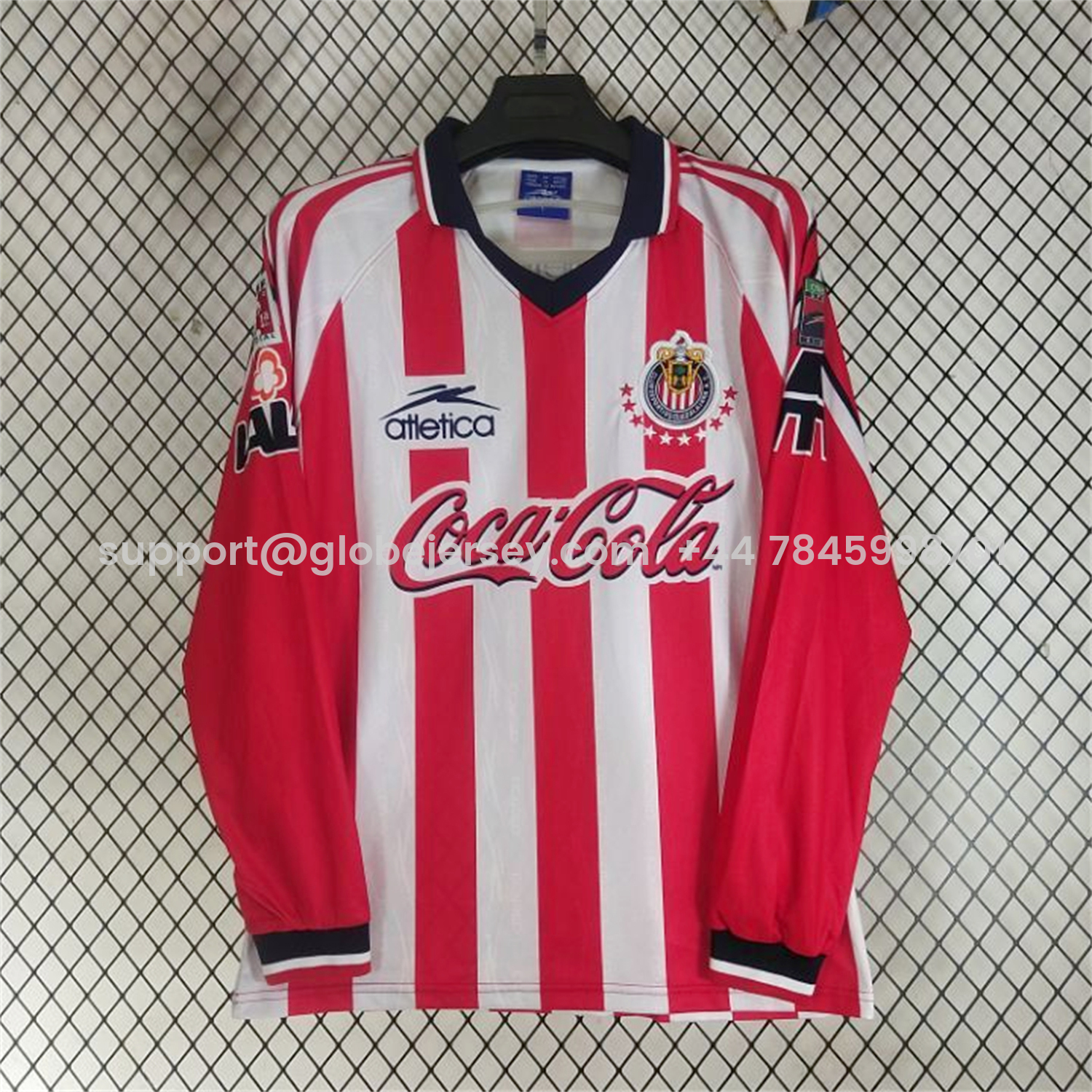 Retro Chivas de Guadalajara 1998-99 Home Long Sleeves Jersey