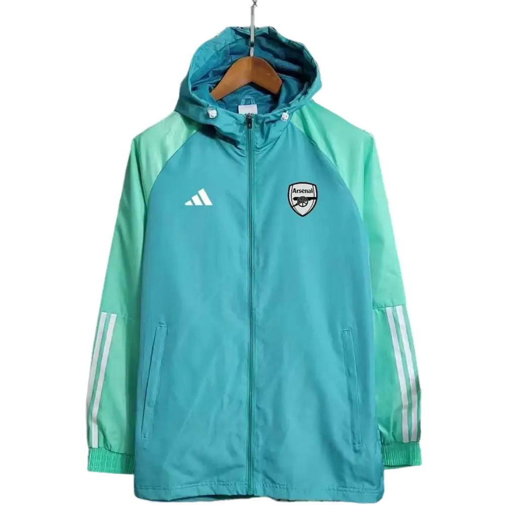 2023-2024 Arsenal  Windbreaker Light green Soccer Jersey 1:1 Thai Quality