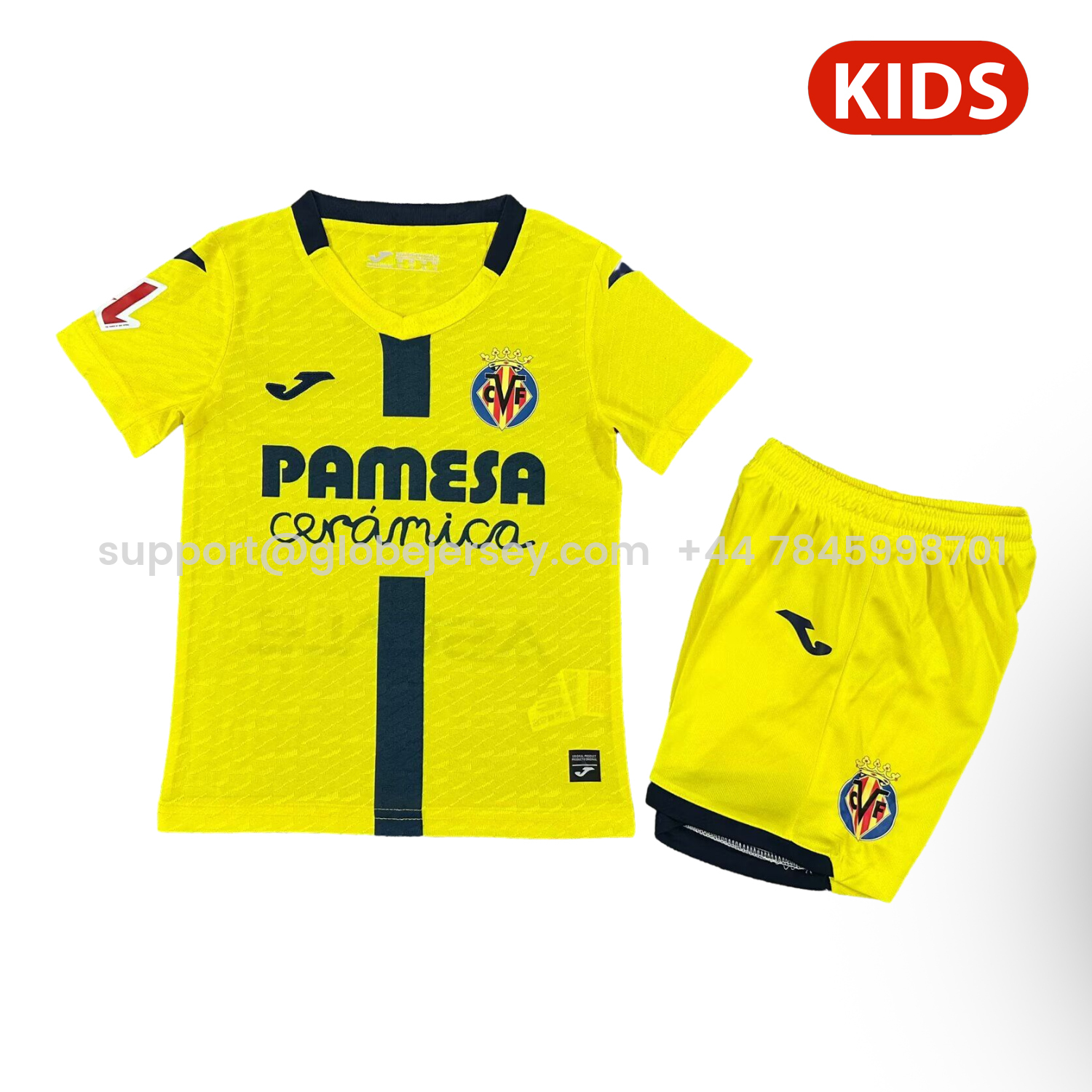 Villarreal 25-26 Home Kids Kit