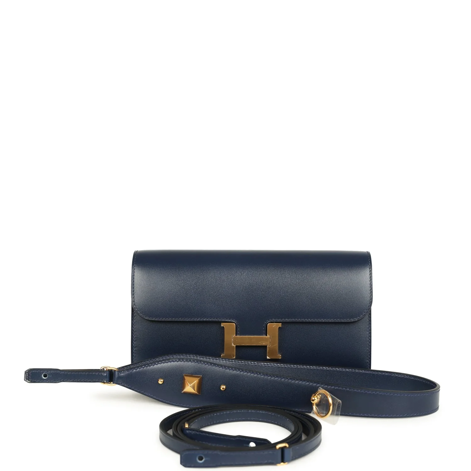 Hermes Rock Constance Wallet To Go Wallet To Go Bleu Abyss Box Gold Hardware