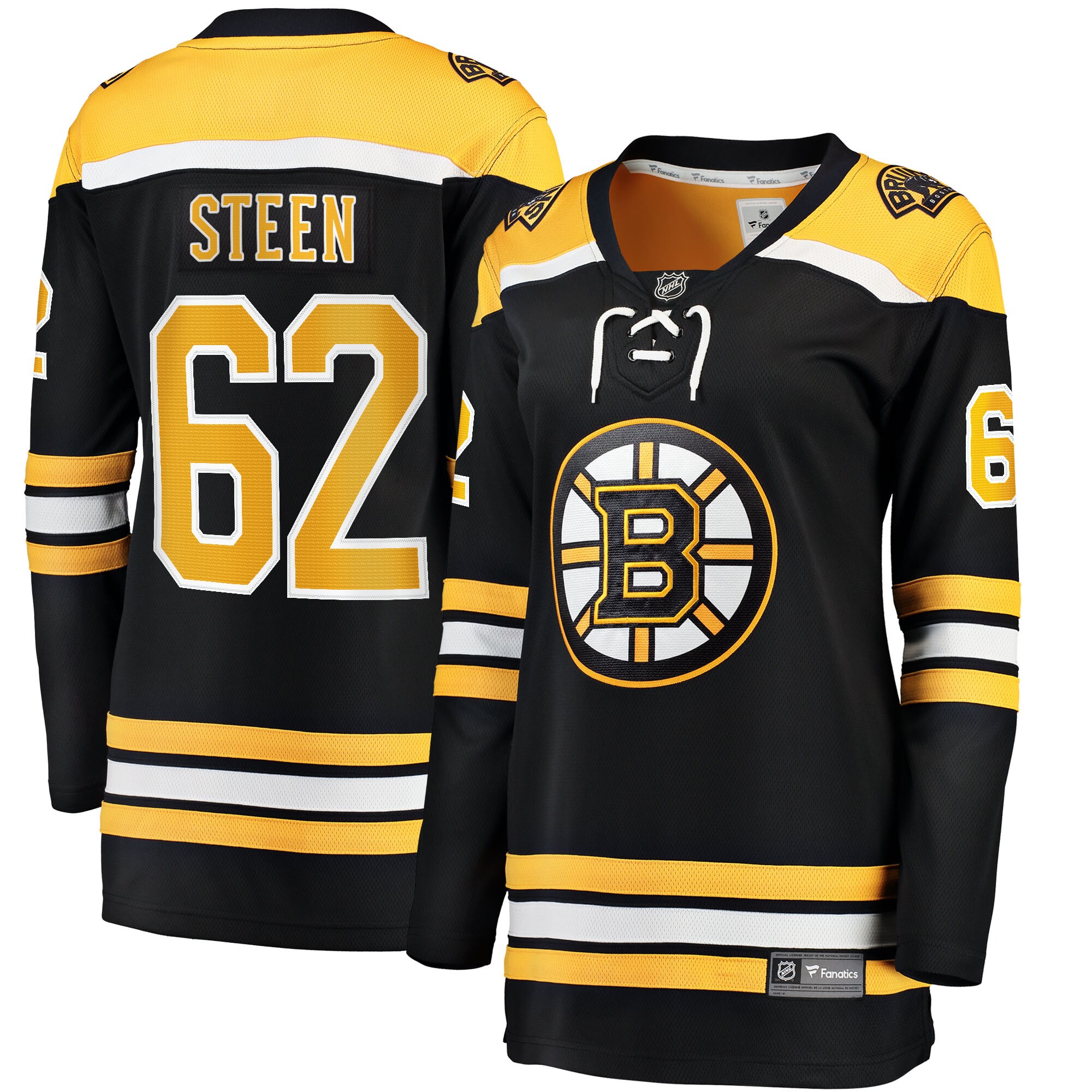 Oskar Steen Boston Bruins Fanatics Women’s Home Breakaway  Jersey – Black