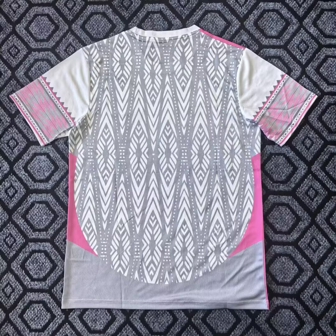 2025-26 Mexico Special Edition Grey/Pink Jersey - Fans Edition
