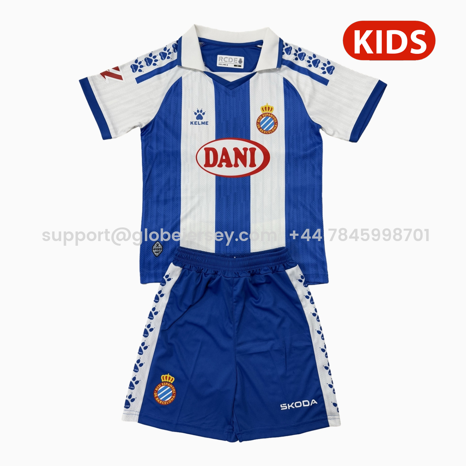 RCD Espanyol 25-26 Home Kids Kit