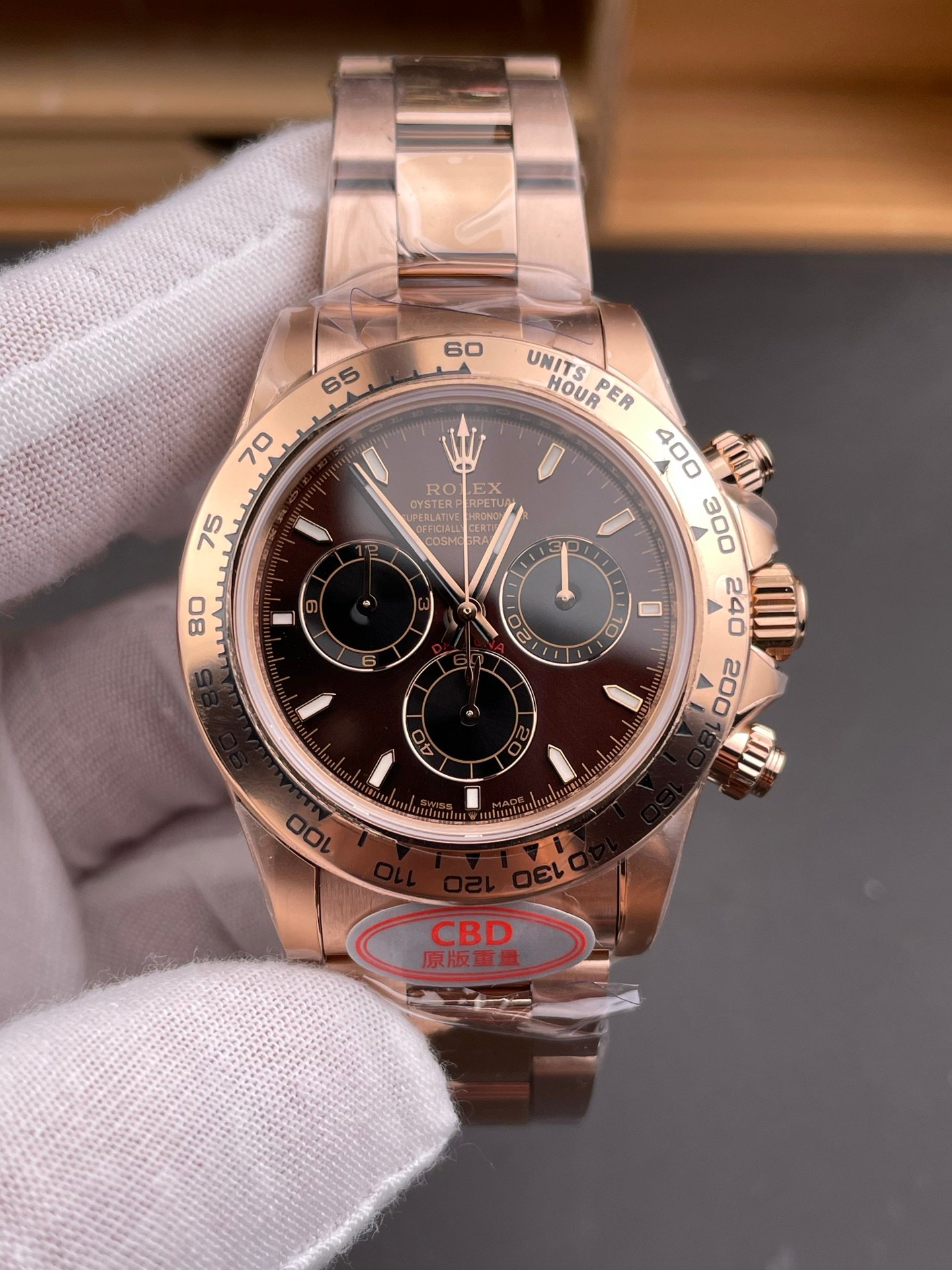 Rolex Daytona Chocolate Rose Gold