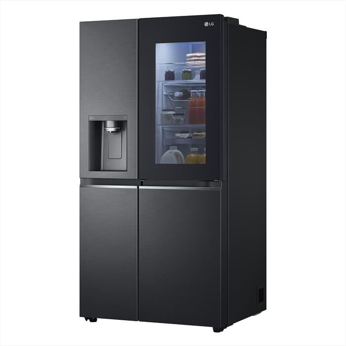LG - Frigorifero side by side GSXV91MCAE Classe E-Black