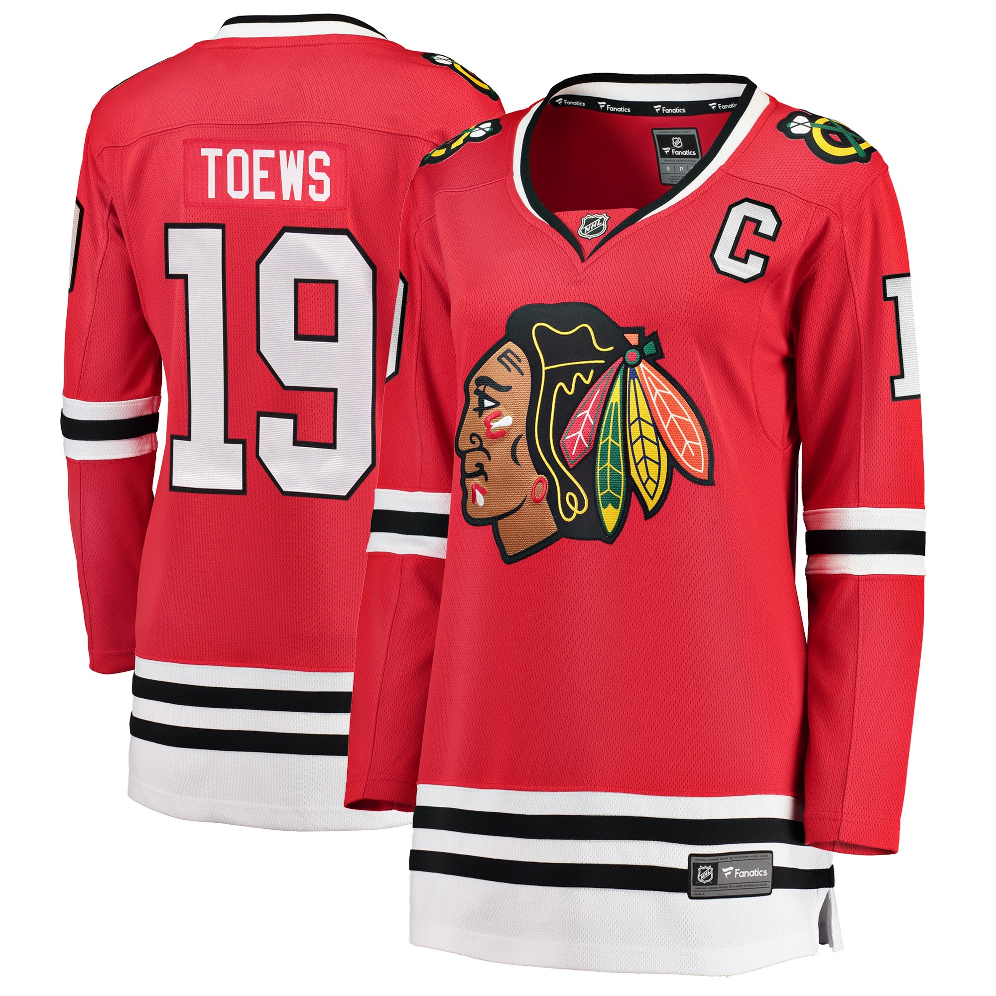 Jonathan Toews Chicago Blackhawks Fanatics Women’s Home Breakaway   Jersey – Red
