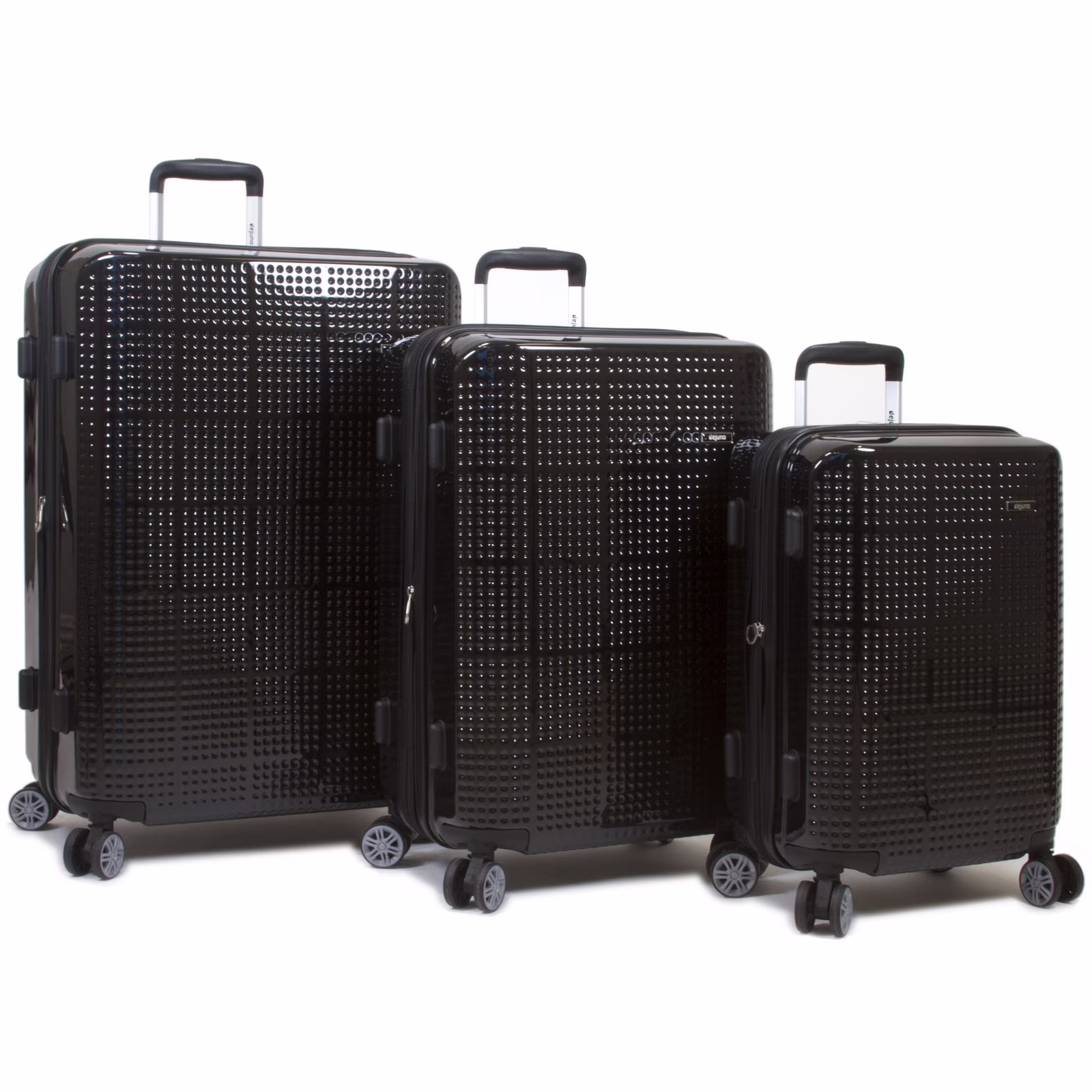 Dejuno Speck Hardside 3-Piece Expandable Spinner Luggage Set - Blue