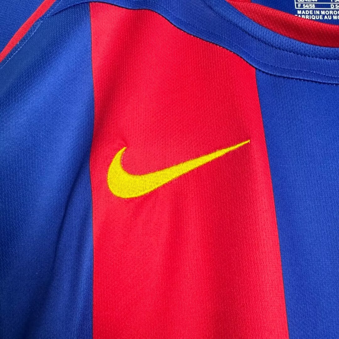 2004/05 Barcelona Home Retro Jersey 1:1 Thai Quality