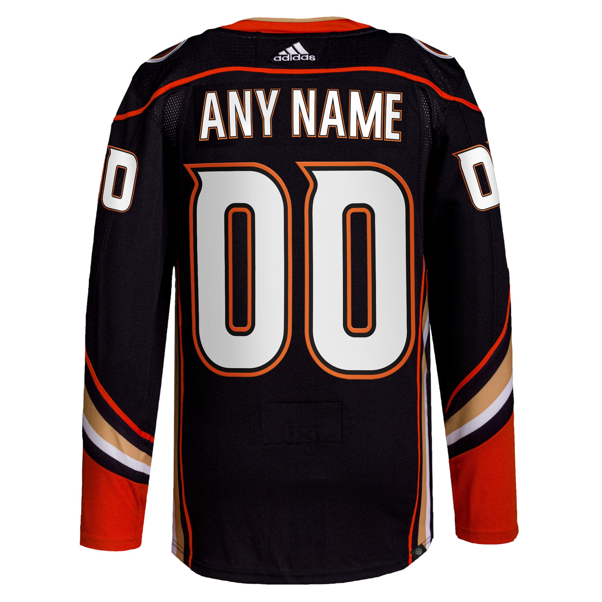 Anaheim Ducks   Home  Primegreen  Custom Jersey – Black
